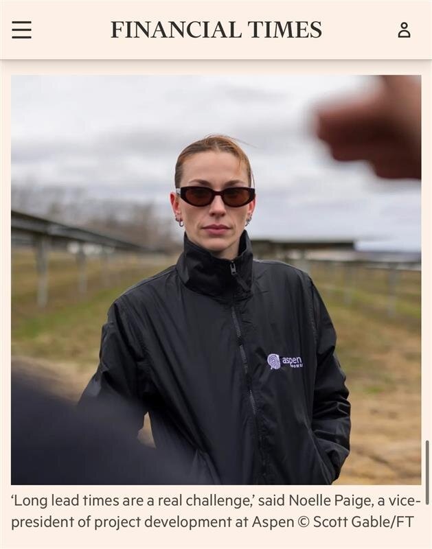 Noelle Paige featured in the Financial Times