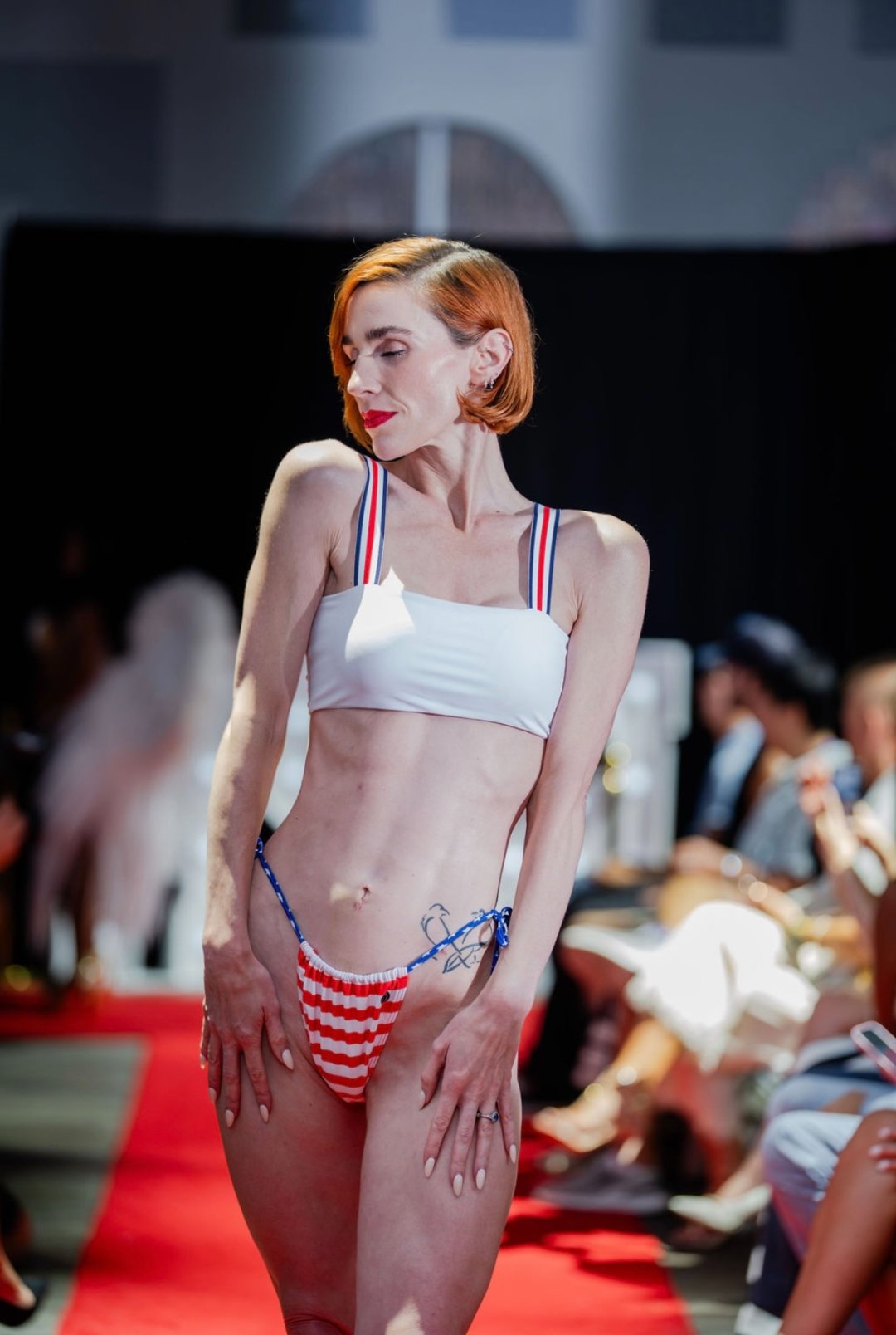 Noelle Paige on the runway
